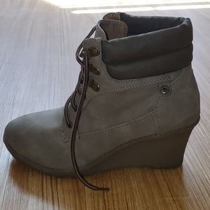 Wedge booties